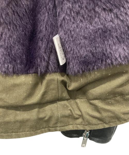 ALDIES（アールディーズ）ALDIES (アールディーズ) 袖レザーデッキジャケット カーキ×ブラック サイズ:Mの古着・服飾アイテム