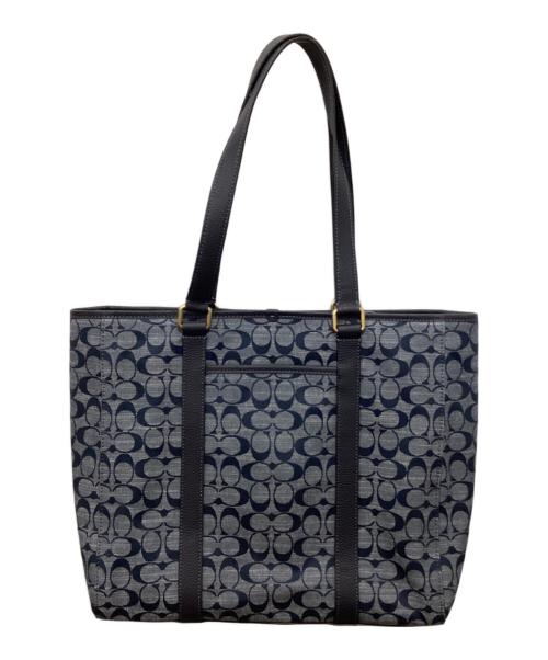 COACH（コーチ）COACH (コーチ) ハドソン ダブル ハンドル トート インディゴ サイズ:下記参照の古着・服飾アイテム
