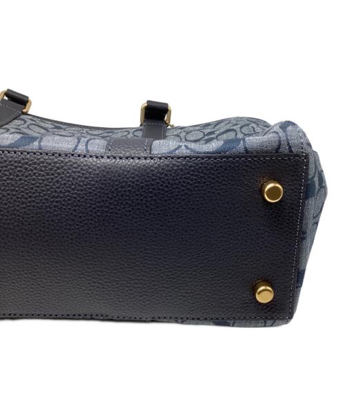 COACH（コーチ）COACH (コーチ) ハドソン ダブル ハンドル トート インディゴ サイズ:下記参照の古着・服飾アイテム
