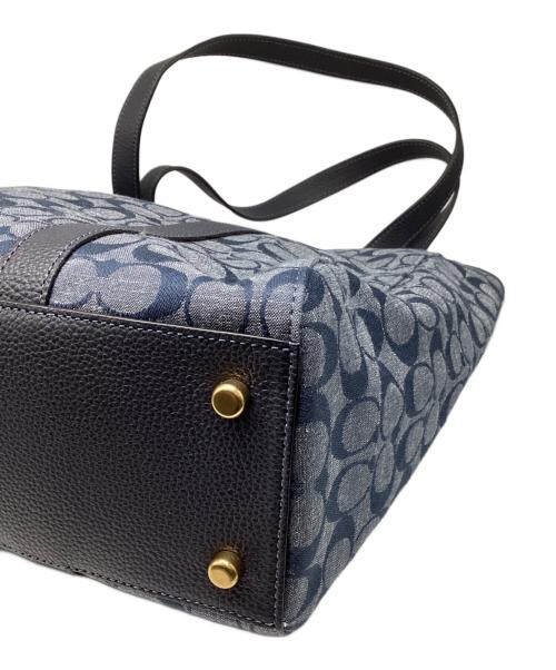 COACH（コーチ）COACH (コーチ) ハドソン ダブル ハンドル トート インディゴ サイズ:下記参照の古着・服飾アイテム