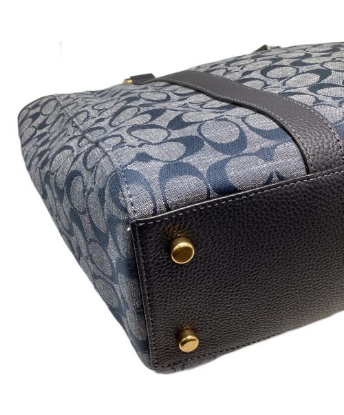 COACH（コーチ）COACH (コーチ) ハドソン ダブル ハンドル トート インディゴ サイズ:下記参照の古着・服飾アイテム
