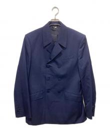 GUCCI（グッチ）の古着「ダブルブレスト ジャケット テーラード ブレザー」｜ネイビー
