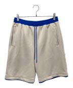 GUCCIグッチ）の古着「NEO PLAIN BASKET SHORT」｜ベージュ×ブルー