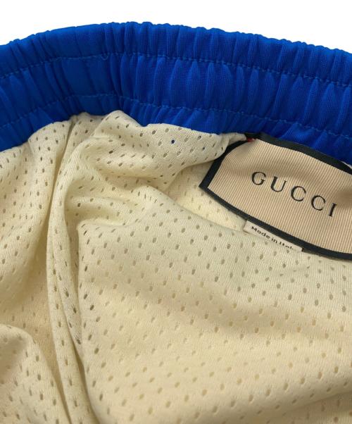 GUCCI（グッチ）GUCCI (グッチ) NEO PLAIN BASKET SHORT ベージュ×ブルー サイズ:Mの古着・服飾アイテム