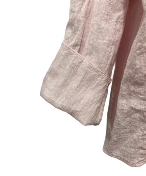 45R（フォーティファイブ・アール）45R (フォーティファイブ・アール) インドカディリボンレースブラウス ピンク サイズ:2の古着・服飾アイテム