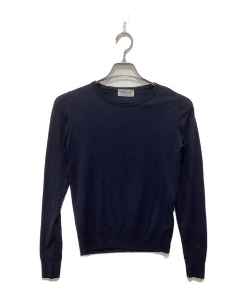 JOHN SMEDLEY（ジョンスメドレー）JOHN SMEDLEY (ジョンスメドレー) ウールニット ネイビー サイズ:Sの古着・服飾アイテム
