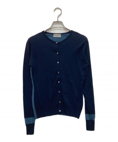 JOHN SMEDLEY ジョンスメドレー カーディガン レディース 【古着】【中古】 中古・古着通販】JOHN SMEDLEY (ジョンスメドレー) バイカラー