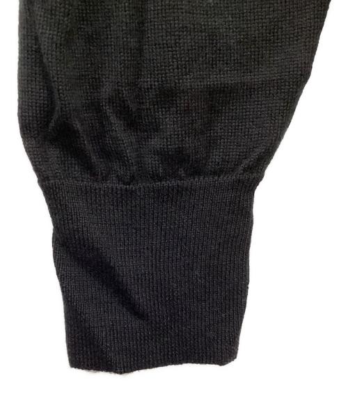 MARGARET HOWELL（マーガレットハウエル）MARGARET HOWELL (マーガレットハウエル) JOHN SMEDLEY (ジョンスメドレー) ハイゲージ ロールネック ニット ブラック サイズ:2の古着・服飾アイテム