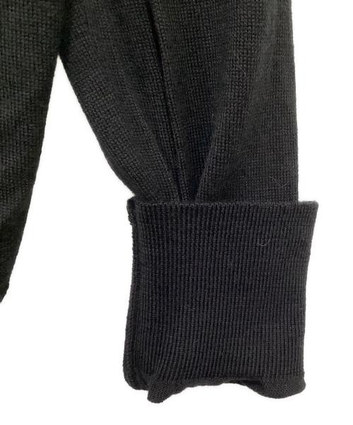 MARGARET HOWELL（マーガレットハウエル）MARGARET HOWELL (マーガレットハウエル) JOHN SMEDLEY (ジョンスメドレー) ハイゲージ ロールネック ニット ブラック サイズ:2の古着・服飾アイテム