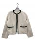 DRESSTERIOR（ドレステリア）の古着「バイカラーショートジャケット」｜ホワイト