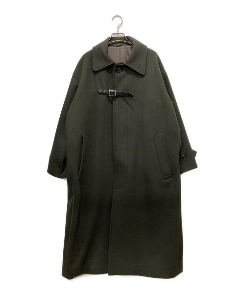 YOKE（ヨーク）YOKE (ヨーク) Melton Big Balmaccan Coat カーキ サイズ:1の古着・服飾アイテム
