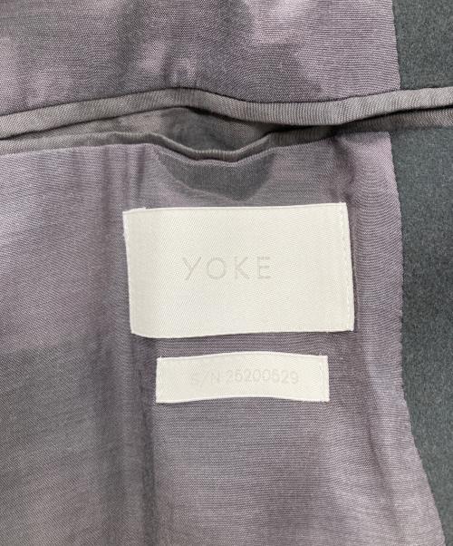 YOKE（ヨーク）YOKE (ヨーク) Melton Big Balmaccan Coat カーキ サイズ:1の古着・服飾アイテム