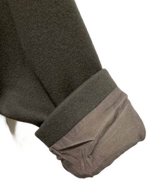 YOKE（ヨーク）YOKE (ヨーク) Melton Big Balmaccan Coat カーキ サイズ:1の古着・服飾アイテム