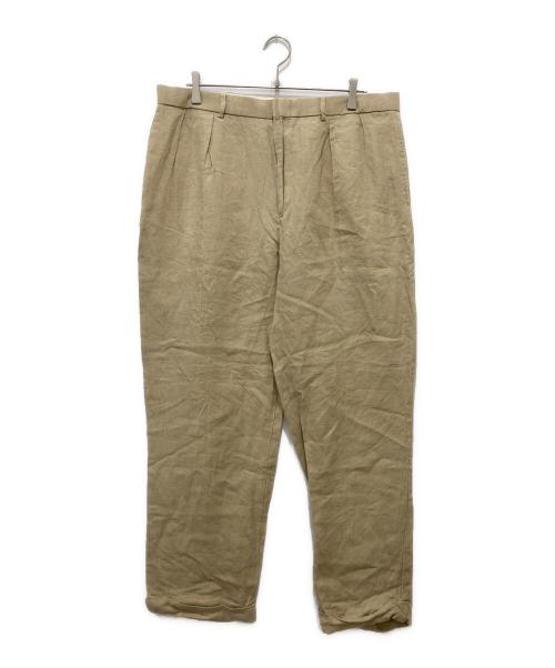 POLO RALPH LAUREN（ポロ・ラルフローレン）POLO RALPH LAUREN (ポロ・ラルフローレン) リネンパンツ ベージュ サイズ:W38の古着・服飾アイテム
