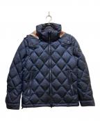 BLACK LABEL CRESTBRIDGEブラックレーベル クレストブリッジ）の古着「ダウンジャケット」｜ネイビー