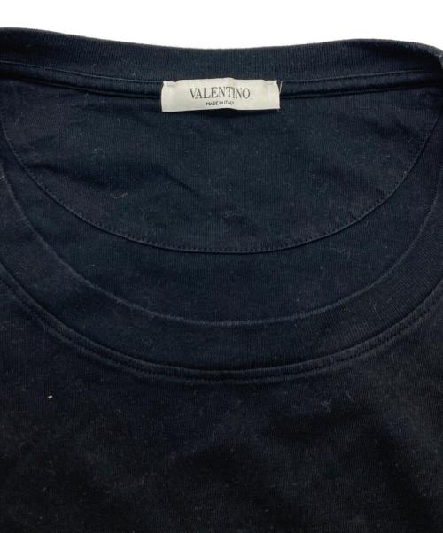 VALENTINO（ヴァレンティノ）VALENTINO (ヴァレンティノ) ロゴプリントTシャツ ブラック サイズ:XLの古着・服飾アイテム