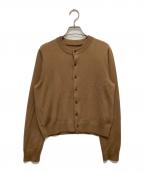 MUSE de Deuxieme Classeミューズ ドゥーズィエム クラス）の古着「WISH クルーネック カーディガン」｜ブラウン
