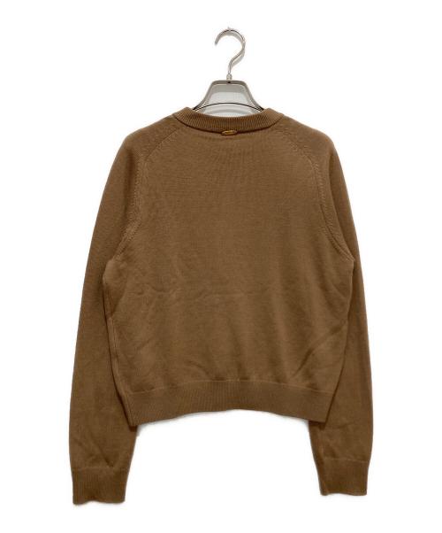 MUSE de Deuxieme Classe（ミューズ ドゥーズィエム クラス）MUSE de Deuxieme Classe (ミューズ ドゥーズィエム クラス) WISH クルーネック カーディガン ブラウン サイズ:下記参照の古着・服飾アイテム