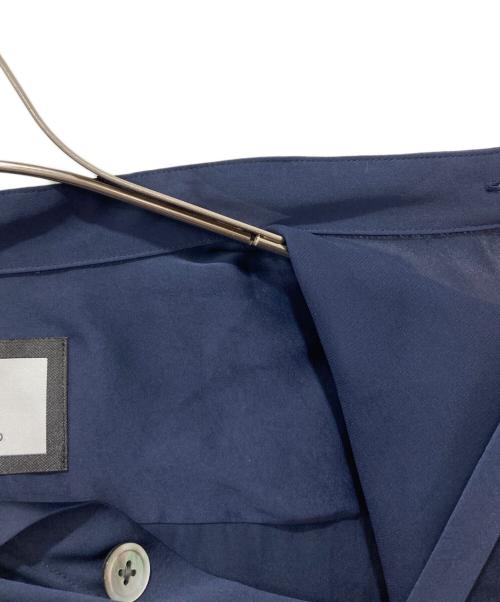 FIT MIHARA YASUHIRO（フィット ミハラヤスヒロ）FIT MIHARA YASUHIRO (フィット ミハラヤスヒロ) 刺繍ロングシャツ ネイビー サイズ:48の古着・服飾アイテム