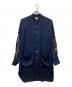 FIT MIHARA YASUHIRO（フィット ミハラヤスヒロ）の古着「刺繍ロングシャツ」｜ネイビー