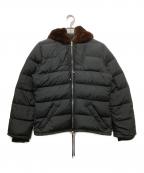 PRADAプラダ）の古着「ビーバーファーダウンジャケット」｜ブラック