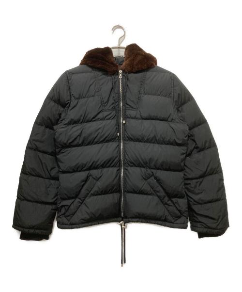 PRADA（プラダ）PRADA (プラダ) ビーバーファーダウンジャケット ブラック サイズ:Mの古着・服飾アイテム
