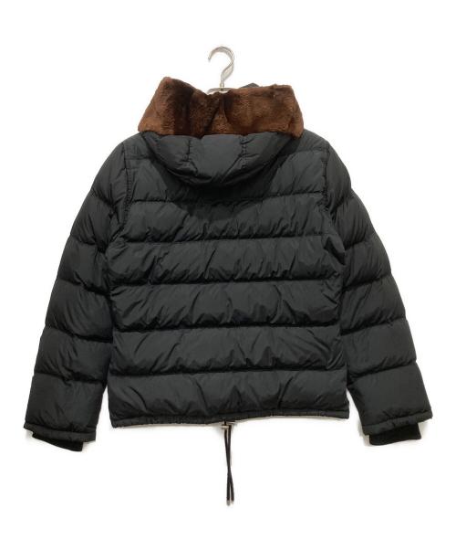 PRADA（プラダ）PRADA (プラダ) ビーバーファーダウンジャケット ブラック サイズ:Mの古着・服飾アイテム