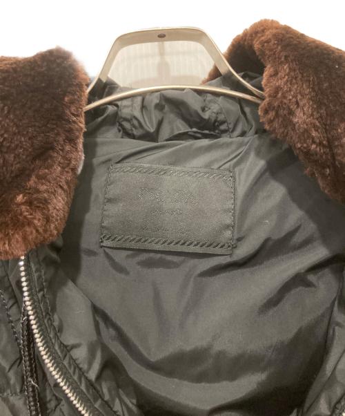 PRADA（プラダ）PRADA (プラダ) ビーバーファーダウンジャケット ブラック サイズ:Mの古着・服飾アイテム