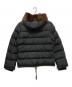 PRADA (プラダ) ビーバーファーダウンジャケット ブラック サイズ:M：40000円