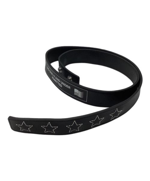 DAIRIKU（ダイリク）DAIRIKU (ダイリク) Star Embroidary Snap Button Velt ブラックの古着・服飾アイテム