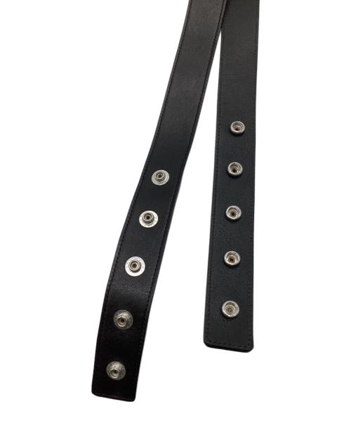 DAIRIKU（ダイリク）DAIRIKU (ダイリク) Star Embroidary Snap Button Velt ブラックの古着・服飾アイテム