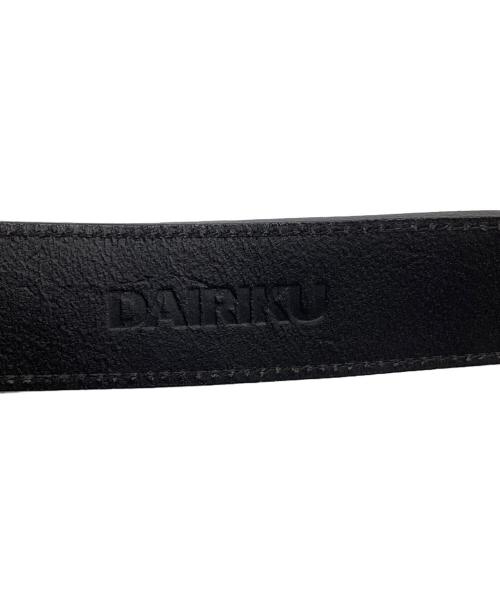 DAIRIKU（ダイリク）DAIRIKU (ダイリク) Star Embroidary Snap Button Velt ブラックの古着・服飾アイテム