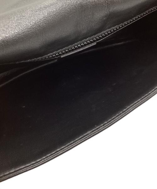 CELINE（セリーヌ）CELINE (セリーヌ) トリオンフロゴショルダーバッグ ブラック×ブラウンの古着・服飾アイテム