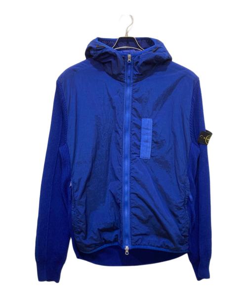 STONE ISLAND（ストーンアイランド）STONE ISLAND (ストーンアイランド) Nylon Metal Primaloft-TC Knit Jacket ブルー サイズ:LLの古着・服飾アイテム
