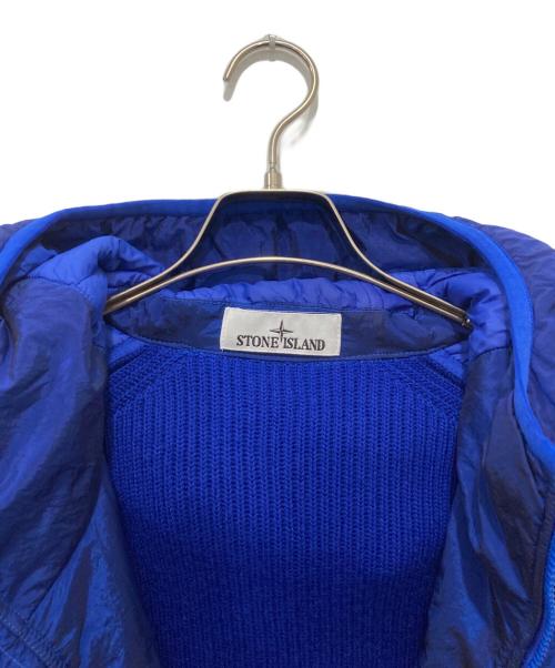 STONE ISLAND（ストーンアイランド）STONE ISLAND (ストーンアイランド) Nylon Metal Primaloft-TC Knit Jacket ブルー サイズ:LLの古着・服飾アイテム