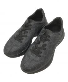 GUCCI（グッチ）の古着「ライトン ローカットスニーカー」｜ブラック