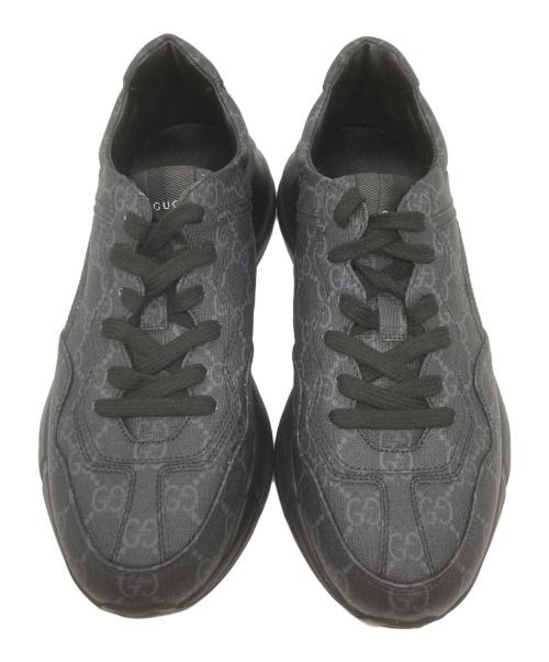 GUCCI（グッチ）GUCCI (グッチ) ライトン ローカットスニーカー ブラック サイズ:7の古着・服飾アイテム