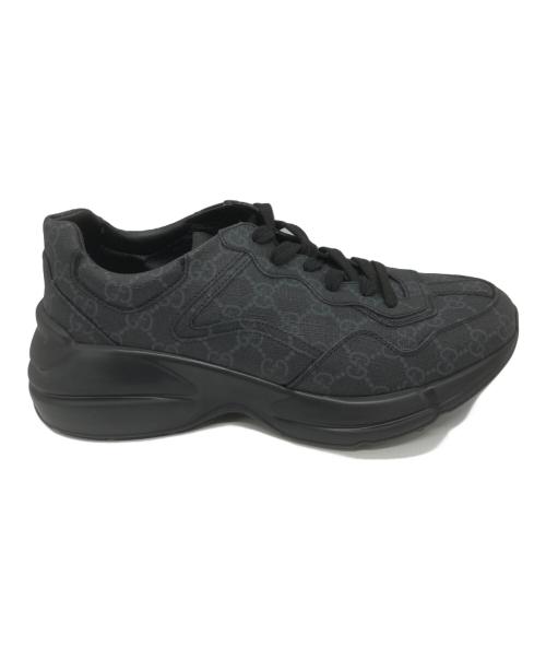 GUCCI（グッチ）GUCCI (グッチ) ライトン ローカットスニーカー ブラック サイズ:7の古着・服飾アイテム