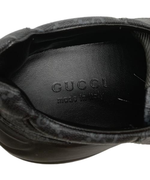 GUCCI（グッチ）GUCCI (グッチ) ライトン ローカットスニーカー ブラック サイズ:7の古着・服飾アイテム