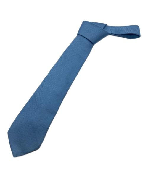 HERMES（エルメス）HERMES (エルメス) H織ネクタイ ブルー サイズ:-の古着・服飾アイテム