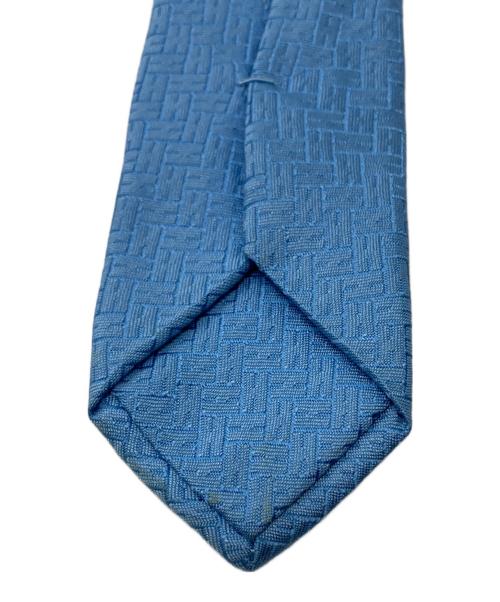 HERMES（エルメス）HERMES (エルメス) H織ネクタイ ブルー サイズ:-の古着・服飾アイテム
