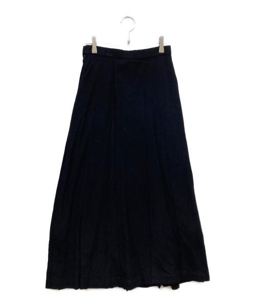 COMME des GARCONS tricot（コムデギャルソントリコ）COMME des GARCONS tricot (コムデギャルソントリコ) ウールスカート ネイビー サイズ:Sの古着・服飾アイテム