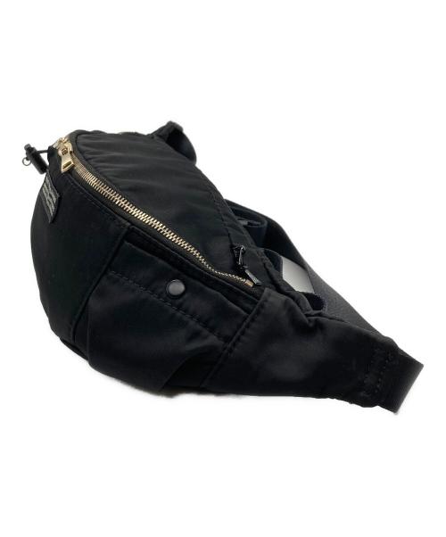 foot the coacher（フットザコーチャー）foot the coacher (フットザコーチャー) PORTER (ポーター) ウエストバッグ ブラックの古着・服飾アイテム