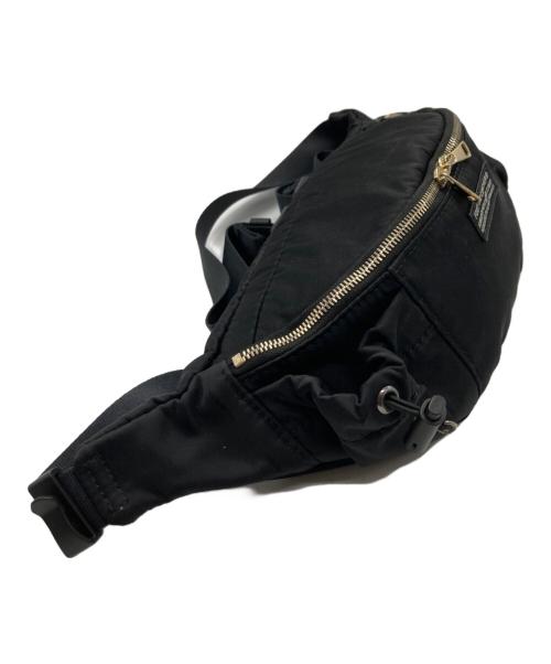 foot the coacher（フットザコーチャー）foot the coacher (フットザコーチャー) PORTER (ポーター) ウエストバッグ ブラックの古着・服飾アイテム