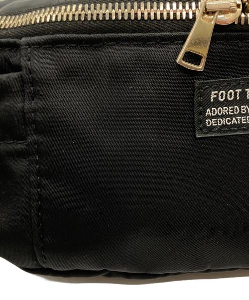 foot the coacher（フットザコーチャー）foot the coacher (フットザコーチャー) PORTER (ポーター) ウエストバッグ ブラックの古着・服飾アイテム