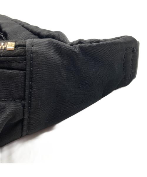 foot the coacher（フットザコーチャー）foot the coacher (フットザコーチャー) PORTER (ポーター) ウエストバッグ ブラックの古着・服飾アイテム