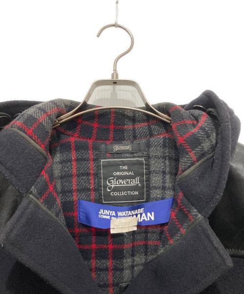 GLOVER ALL（グローバーオール）GLOVER ALL (グローバーオール) COMME des GARCONS JUNYA WATANABE MAN (コムデギャルソンジュンヤワタナベマン) ダッフルコート ブラック サイズ:Lの古着・服飾アイテム