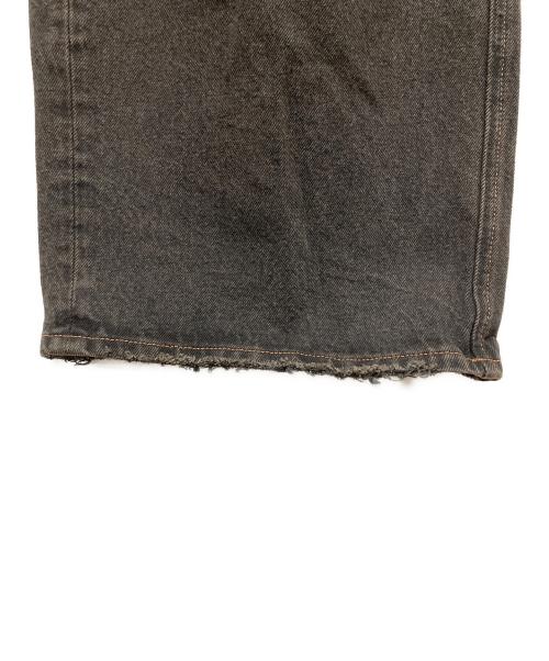 MONKEY TIME（モンキータイム）MONKEY TIME (モンキータイム) オーバーダイ デニム カーブ パンツ ブラウン サイズ:Mの古着・服飾アイテム