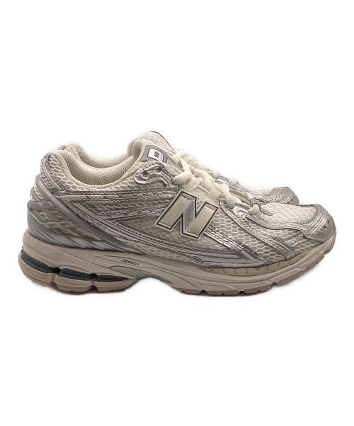NEW BALANCE（ニューバランス）NEW BALANCE (ニューバランス) ローカットスニーカー ホワイト×グリーン サイズ:27の古着・服飾アイテム