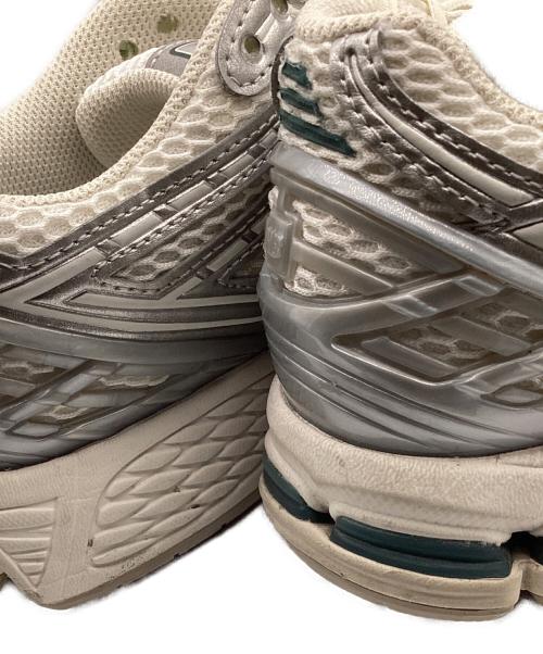 NEW BALANCE（ニューバランス）NEW BALANCE (ニューバランス) ローカットスニーカー ホワイト×グリーン サイズ:27の古着・服飾アイテム